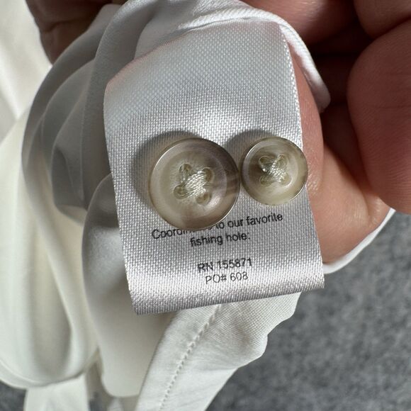 Poncho Outdoors Shirt Mens Size Small Long Sleeve Button Down Shirt Lightweight - Picture 9 of 10